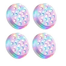 4PCS Rechargeable Underwater Submersible Pool Lights Color Changing Led Floating Lights for Pond Pool Aquarium