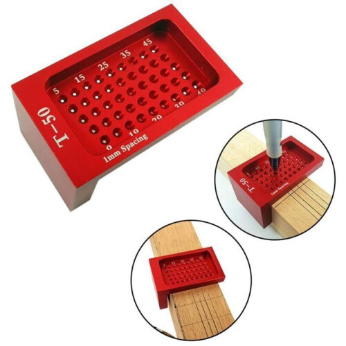 Aluminum Precision Tools for Woodworking: Positioning and Marking Ruler with Multiple Colors (LARGEIGHT) 1