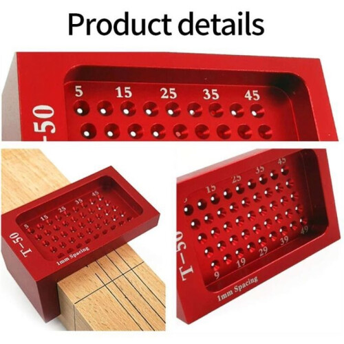 Aluminum Precision Tools for Woodworking: Positioning and Marking Ruler with Multiple Colors (LARGEIGHT) 2