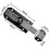 Security locking latch with thick pure brass bolt, ultra-resistant black gate latch 2