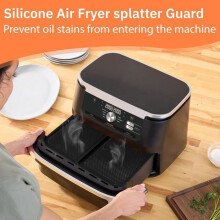 Griglia antispruzzo per friggitrice ad aria Ninja 10.4L AF500EU, Accessori riutilizzabili per friggitrice ad aria, stampo per friggitrice