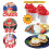 6-Piece Egglettes Series Egg Cooker for Hard-Boiled Eggs (Shellless) - Non-Stick Silicone Egg Cups - Red 2