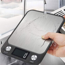 Bilancia da cucina elettronica ad alta precisione 10000g/1g con display LCD retroilluminato, acciaio inossidabile, digitale intelligente