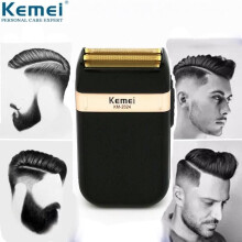Kemei GOBRO Waterdicht Elektrisch Scheerapparaat met Dubbel Mes voor Mannen - 60 minuten Batterijduur - USB Oplaadbaar