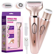 2-in-1 Intieme Haartrimmer, Ontharingsapparaat voor de Bikinilijn, Epilator voor Vrouwen, Discreet Scheerapparaat, Bikinilijn (Inclusief