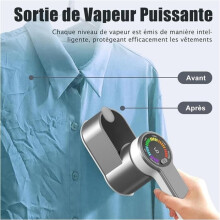 Vertical Garment Steamer: 1200W Travel Garment Steamer with 120ml Water Tank, 2-in-1 Steamer Design