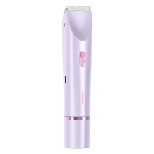 Elektrisch scheerapparaat/epilator voor vrouwen, beentrimmer, bikinitrimmer, gezichtshaarverwijderaar voor vrouwen, paars