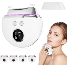 Dispositivo antirughe per il viso, strumento Gua Sha per il viso, massaggiatore facciale, massaggiatore facciale elettrico Gua Sha