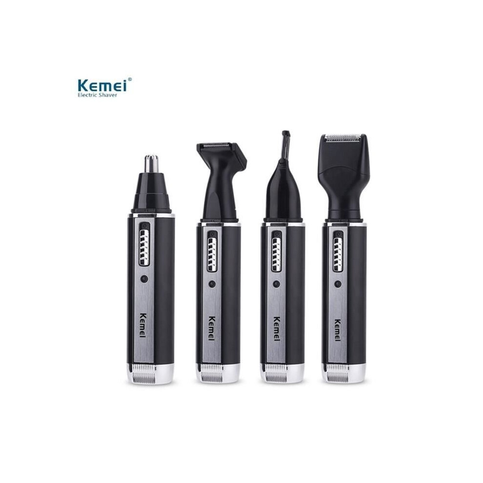 Aihontai Kemei 4 In 1 Electric Shaver, Nose And Ear Trimmer, Eyebrow Trimmer, Rechargeable