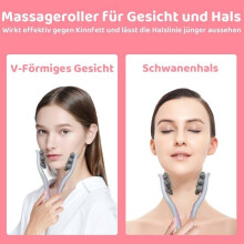 Facial Firming Roller - STAMPED - 6 Wheels - Microcurrent Technology - 3 Modes - Firming and Relaxing