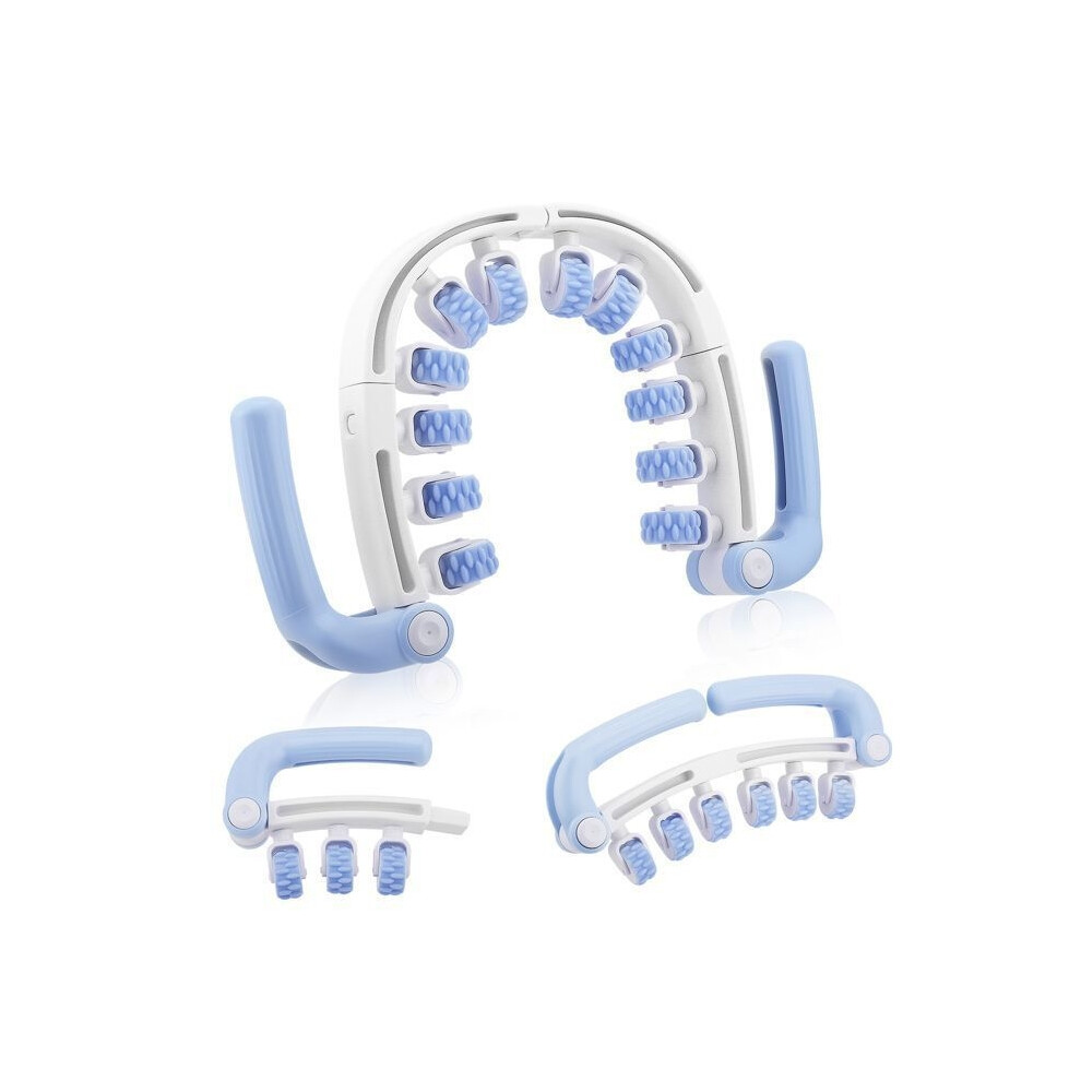 Aihontai Anti-Cellulite Manual Massager, Anti-Cellulite Massager With Removable Handles, 360 Cellulite Roller, 12 Massage Rollers
