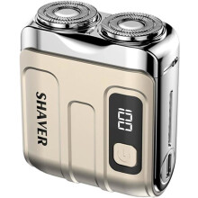 Haartrimmer - 1...ALS GEEN ANDERE - Mini draagbaar scheerapparaat - USB oplaadbaar - Waterdicht - Goud