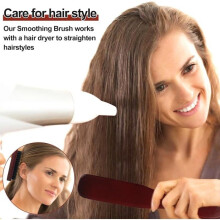 Boar Bristle Brush, Hair Smoothing Brush, Bun Brush, Hair Smoothing Brush for Women and Men