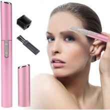 ACEVIVI - Elektrische epilator, neus- en wenkbrauwscheerapparaat - 13 cm pen - Roze