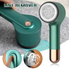 Rasoir électrique 2 en 1 - Non spécifié - Rechargeable par USB - 5 lames de rechange - Rouleau anti-peluches - Green Keeper