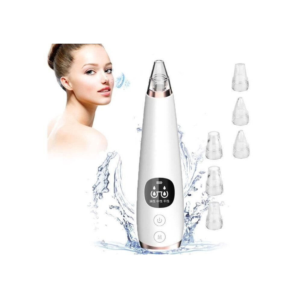 Aihontai Blackhead Vacuum Cleaner, Blackhead Remover, Comedone Extractor, Acne Cleansing, Nose Pore Cleansing, Facial Skin Beauty Device