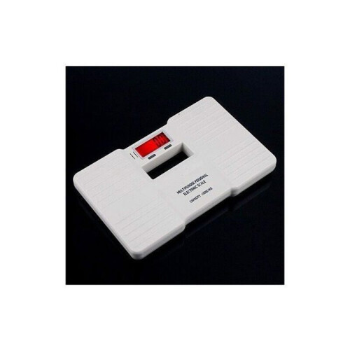 Mini digital bathroom scale (white)