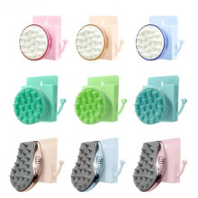 Tête de brosse à shampoing en silicone, peigne de massage du cuir chevelu, accessoire de bain et de douche pour laver les cheveux
