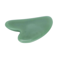 Keenso Jade Stone Guasha -hierontatyökalu, kasvojen gua sha -työkalu, luonnollinen jadestone guasha -hierontalauta