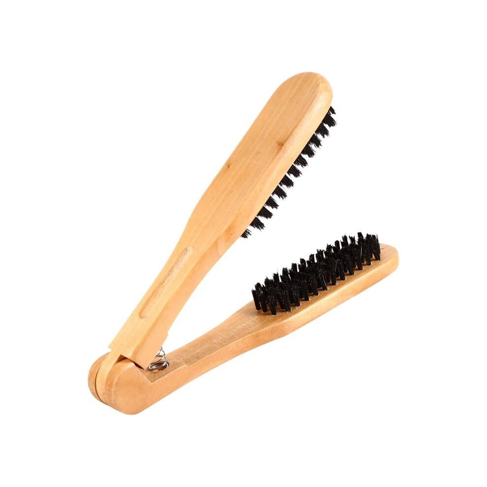 Aihontai Professional Hairstyling Comb Brush, Double Wooden Brush For Straight Hair, Suitable For Men And Women