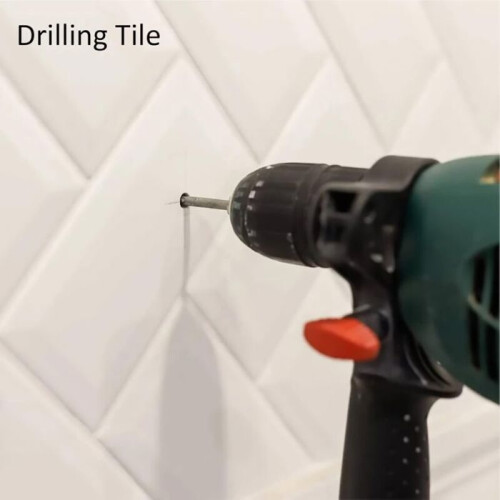 Glass Tile Drill Bits - LARGEIGHT - 6 mm - Pack of 10 - Tungsten Carbide - Multi-purpose 2