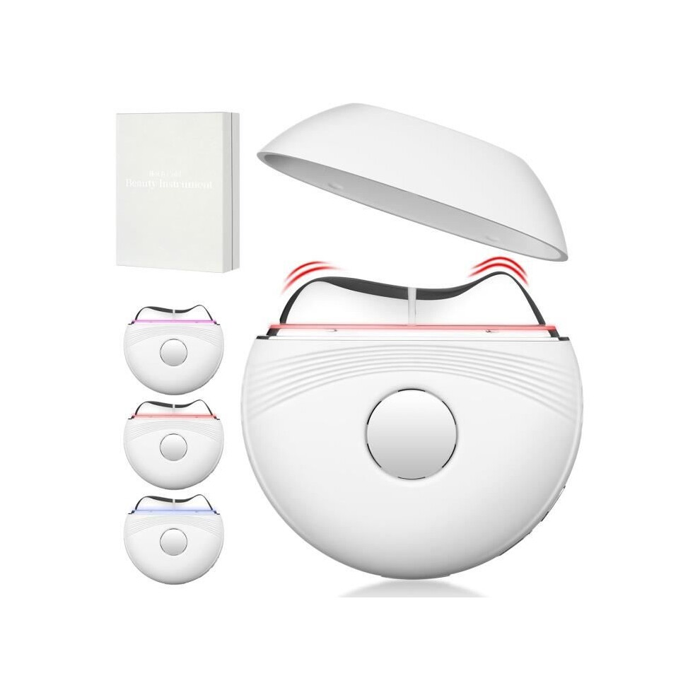 Aihontai Facial Massager - Ems - Gua Sha - Heat & Vibration - Red, Blue, Purple Led - Anti-Wrinkle & Lifting
