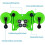 Hole saw guide for drill bits, adjustable tile hole cutter from 4 to 84 mm, centering support with vacuum suction base 3