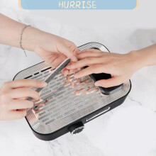 Tbest 80W Nagelstofzuiger met instelbare snelheid en afneembaar filter (Huishoudelijk apparaat met lamp)