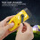 2 Rechargeable LED Hand-Crank Flashlights, Solar LED Flashlight - Hand-Crank Flashlight - Waterproof Emergency Light 3