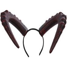 Halloween sheep horn headband hair accessories hats accessory Festival head hoop masquerade party Brown Multi HEADBAND