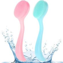 Set di 2 spazzole esfolianti per il viso in silicone - Per la pulizia e l'esfoliazione - Rimozione dei residui di trucco