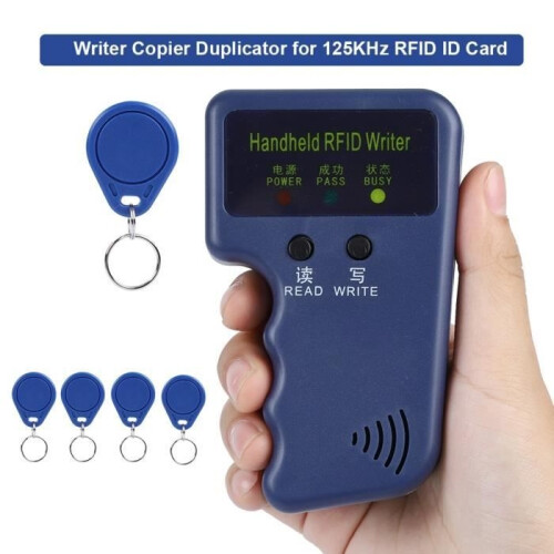 Copiatore RFID portatile, Tangxi 125KHZ RFID Maker Reader/Creator/Duplicator + 5 pezzi 2