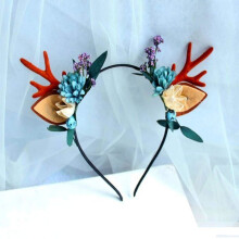 Christmas headband shaped like reindeer antlers, cute Christmas hairband, Christmas reindeer party supplies, headband