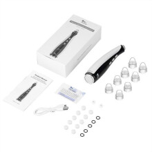 USB Rechargeable Blackhead Vacuum, Facial Pore Cleaner with 10 Attachments to Remove Blackheads, Pimples, and Oil