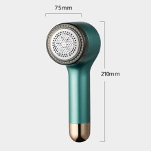 2-in-1 Elektrorasierer – Nicht spezifiziert – USB-aufladbar – 5 Ersatzklingen – Fusselrolle – Green Keeper