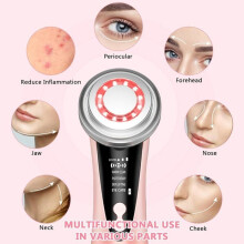 Dispositivo antirughe per il viso, massaggiatore facciale 4 in 1, dispositivo per lifting e tonificazione del viso.