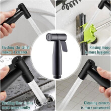 Toiletten-Bidet-Sprühgerät, Toiletten-Sprühgerät mit Schlauch und G1/2"-Adapter für die persönliche Hygiene und Toilettenreinigung