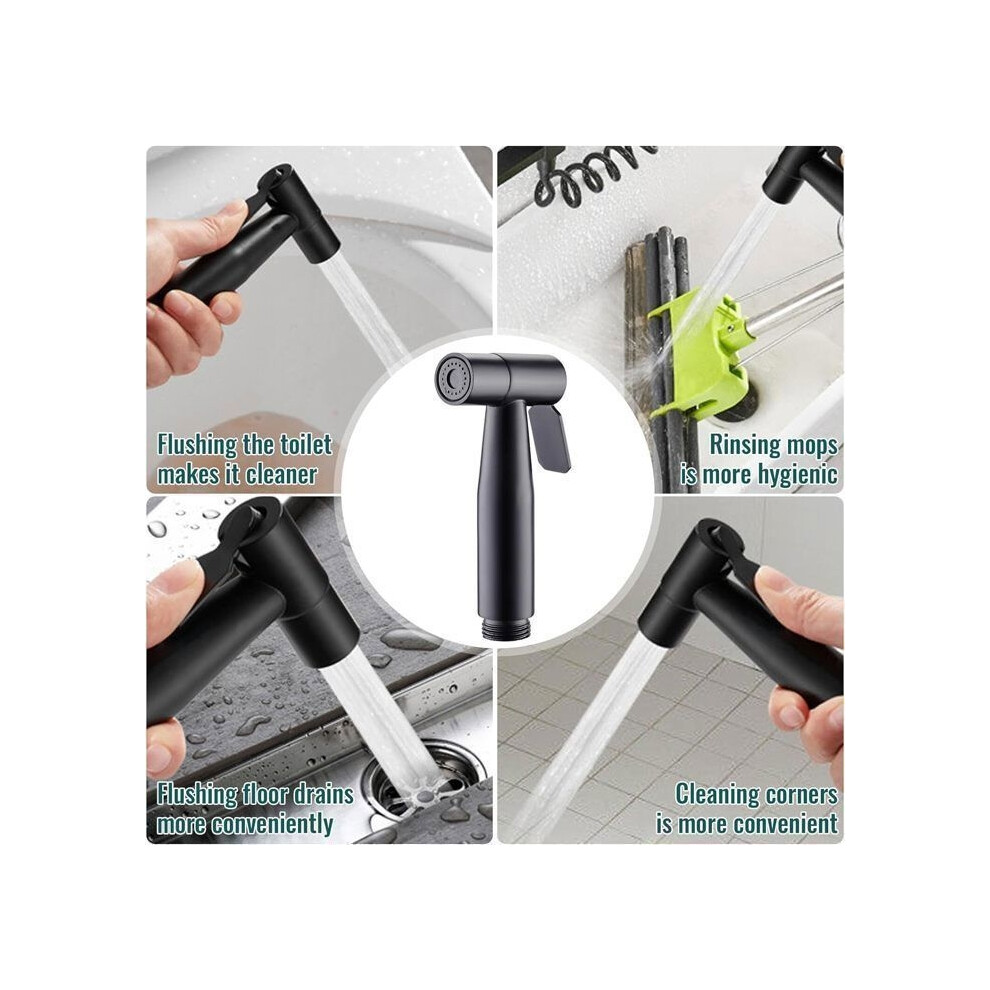 Toilet Bidet Sprayer, Toilet Sprayer, Sprayer With Hose And G1/2" Adapter For Personal Hygiene And Toilet Cleaning 9102920040331