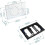 Geberit SIGMA 01 Dubbele afdekplaat, wit (115.770.11.5) Label 2