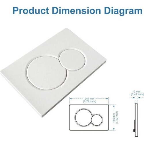Geberit SIGMA 01 Dual Flush Plate, White (115.770.11.5) Label 2