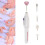 Electric Nail File Manicure Sander Kit with 5 Sanding Bits, White 1