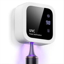 Tandenborstelhouder, reisorganizer voor elektrische tandenborstel, slim led-display, tandenborsteltimer