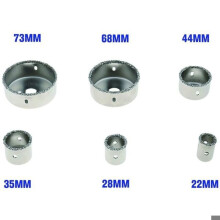 Scie cloche diamantée 22/28/35/44/68/73 mm pour carrelage céramique, verre, marbre