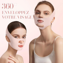 Pack Facial Slimming Strap, Double Chin Shaper, V-Shaped Slimming Mask, Anti-Double Chin Face Shaper