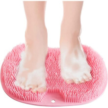Large Foot Brush for Shower, Foot Bath, Foot Scrubber and Massager for Exfoliating and Relieving Fatigue, Pink - FOOT CARE