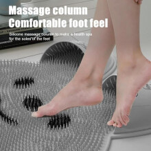 Foot and Back Wash Mat for Shower, Rabbit-Shaped Back Massage Mat, Foot Massage Mat, Non-Slip Mat