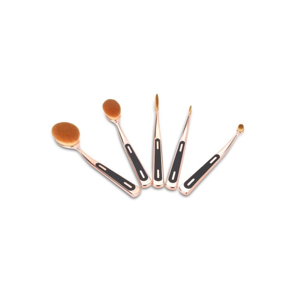 Aihontai 5Pcs Portable Multifunctional Makeup Brushes