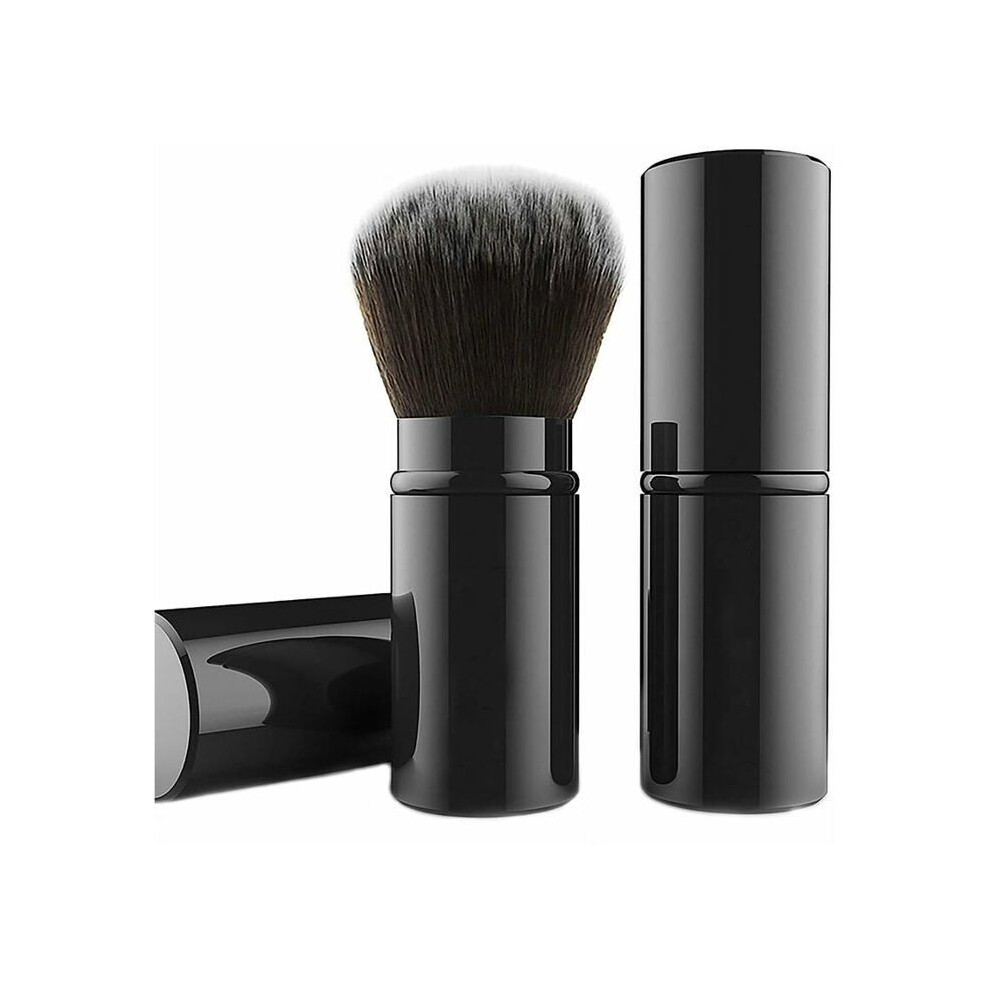 Aihontai Retractable Makeup Brush, Travel Face Blush Brush, Portable Powder Brush