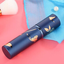 Atomizzatore di profumo TMISHION, flacone portatile in alluminio, spruzzatore cosmetico vuoto, 10 ml (blu)