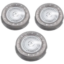 3 Ersatzklingen für Rasierköpfe von Philips Norelco HQ4, HQ58, HQ56 und HQ80